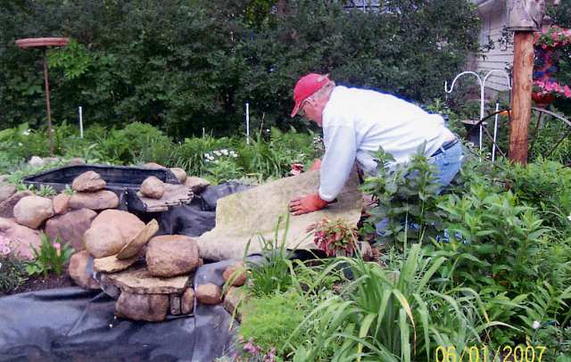 Pond construction